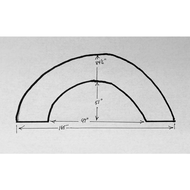 Mid 20th Century Milo Baughman for Thayer Coggin Circular Sectional Sofa - Set of 2 For Sale - Image 13 of 13