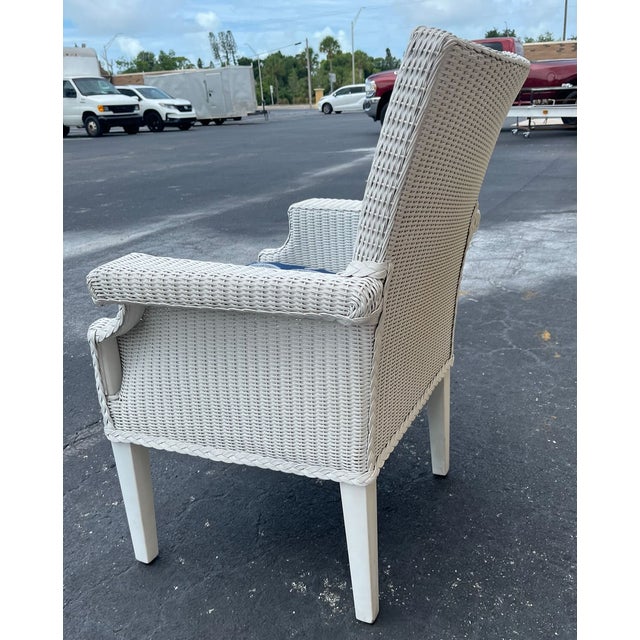 Pair of Lloyd Flanders Hampton Armchairs For Sale - Image 12 of 14