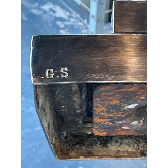 Metal Vintage Stamped English Silver Corinthian Column Candlestick Lamps - A Pair For Sale - Image 7 of 11