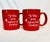 This is a pretty set of 2 Ruby red "You are Special Today" coffee mugs from German china pottery shop Waechterback. The...