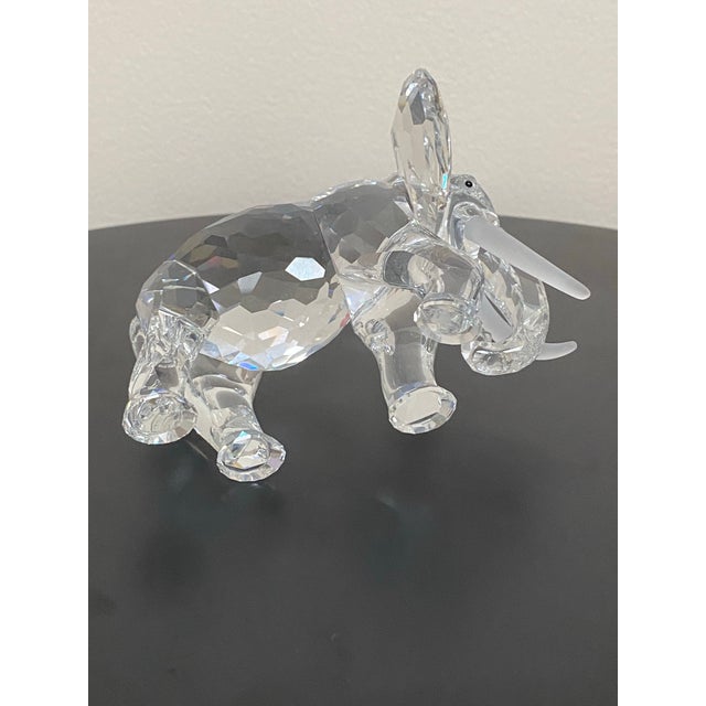 1993 Swarovski Crystal Elephant Figurine by Martin Zendron For Sale - Image 10 of 10