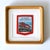 1970s Tennessee Chattanooga the Incline Railway Lookout Mountain Vintage Travel Patch Wood Framed For Sale - Image 5 of 5