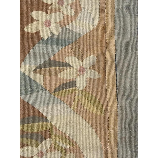 Antique French Aubusson Tapestry Border Fragment, 1890s For Sale - Image 10 of 18