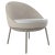 Lace Cream Lounge Chair with Cushion by Mowee For Sale - Image 10 of 10
