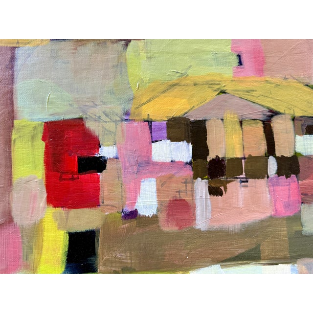 Southern Cottage Reverie — Original Abstract Painting on Panel by Alabama Artist Stefan B., 2008 For Sale - Image 4 of 4