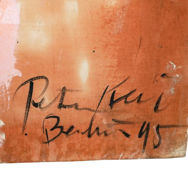 1990s 1990s Peter Robert Keil Large Political Mixed-Media Painting, Berlin 1995 For Sale - Image 5 of 11