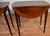 Wood 1930s Pair of English Regency Mahogany Banded Satinwood Pembroke Side Tables / End Tables For Sale - Image 7 of 16