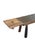 Wood Sculptural Teak Wood Long Bench Stunning Wood Textures, Modern Organic For Sale - Image 7 of 10