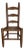 Antique Child's Ladder-Back Chair With Cane Seat - Early 20th Century For Sale
