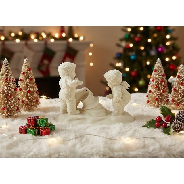 Department 56 Snowbabies "Where Did He Go?" Figurine Retired 1993-2003 With Original Box & Packing For Sale - Image 12 of 12