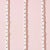 SAMPLE - Schumacher Rousseau Stripe Wallpaper In Cocoa & Blush For Sale