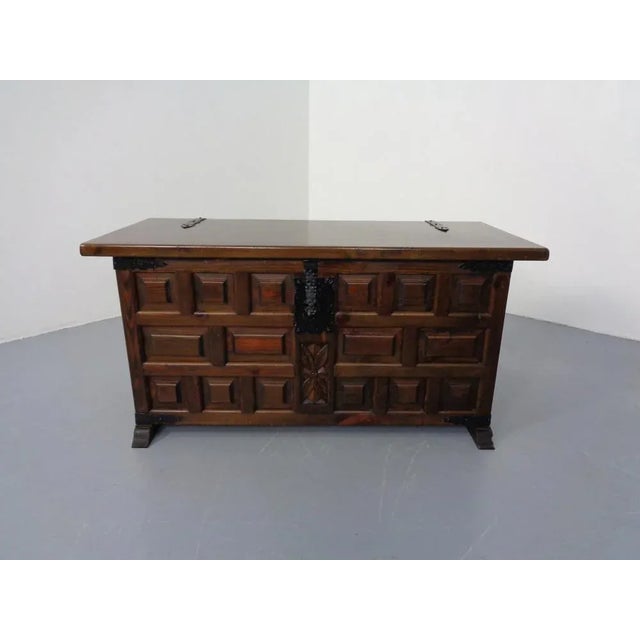 Spanish Chest & 2 Chests of Drawers, 1960s, Set of 3 For Sale - Image 4 of 18