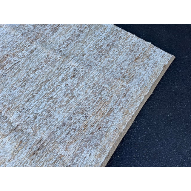2010s 6ft8in × 10ft Armadillo Panama Jute + Wool Area Rug For Sale - Image 5 of 12