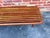 Mid Century Modern Slat Wood Bench Coffee Table For Sale - Image 9 of 17