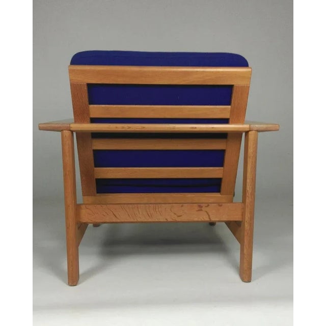 1980s Danish Fully Restored Oak Easy Chair by Soren Holst for Fredericia Furniture, 1980s For Sale - Image 5 of 11
