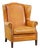 Wing Chair in Cowhide Leather For Sale
