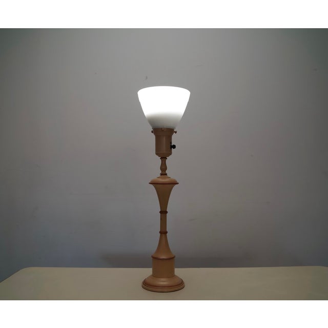 1940’s Hollywood Regency Coral Table Lamp For Sale - Image 12 of 12