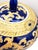 Large Cobalt Blue and Gilt Lidded Ginger Jar, Chinese Porcelain, Late 20th Century - Chinoiserie, Hollywood Regency, Classic Elegance For Sale - Image 10 of 12