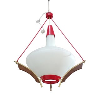 Vintage Scandinavian Hanging Lamp, 1960s For Sale