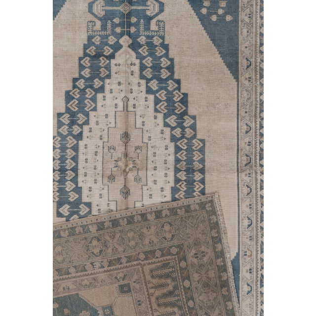 Vintage Circa 1940 Subdued Turkish Oushak Tash Rug 5'7 X 10'9 For Sale In New York - Image 6 of 9