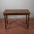 1980s Table with Turned Legs and Threaded Edge Top For Sale - Image 5 of 18