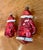 Art Deco Antique German Mercury Glass Santa Ornaments, Set of 2 For Sale - Image 3 of 9