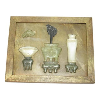 Chinese Hardstone Carved Picture For Sale