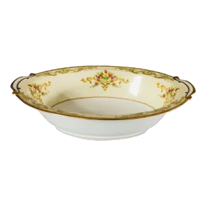 Vintage Noritake "M" Japan Oval Serving Bowl