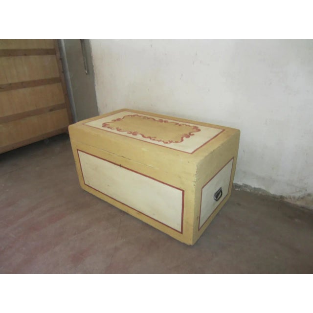 Vintage Lacquered Chest, 1930s For Sale - Image 6 of 8
