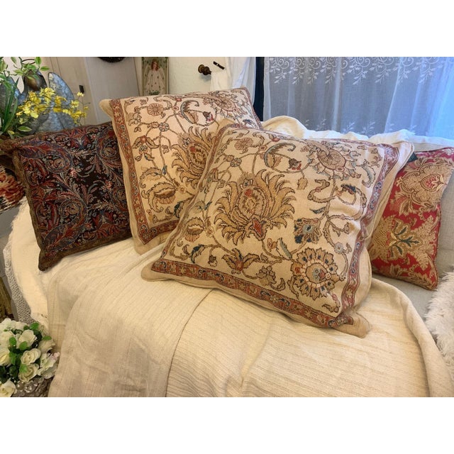 Lauren Ralph Lauren Northern cape rug neutral tapestry European sham set of 2 / 26” x 26” reversible to self The Ralph...