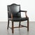 Antique English Gainsborough Chair in Wood and Black Cowhide For Sale - Image 17 of 17