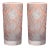 Verdure Highball Glasses Salmon - a Pair For Sale
