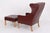 Models 2292, 2207, 2204 and 2202 Living Room Set in Leather by Børge Mogensen for Fredecia Furniture, Denmark, 2006, Set of 4 For Sale - Image 16 of 18