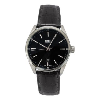 Oris Artix Date 42mm 0173376424034-0752181fc Black Dial Steel Automatic Watch For Sale