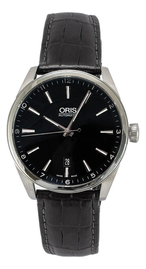 Oris Artix Date 42mm 0173376424034-0752181fc Black Dial Steel Automatic Watch