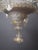 Glass Venetian Murano Glass Six-Arm Chandelier, 1950 For Sale - Image 7 of 18