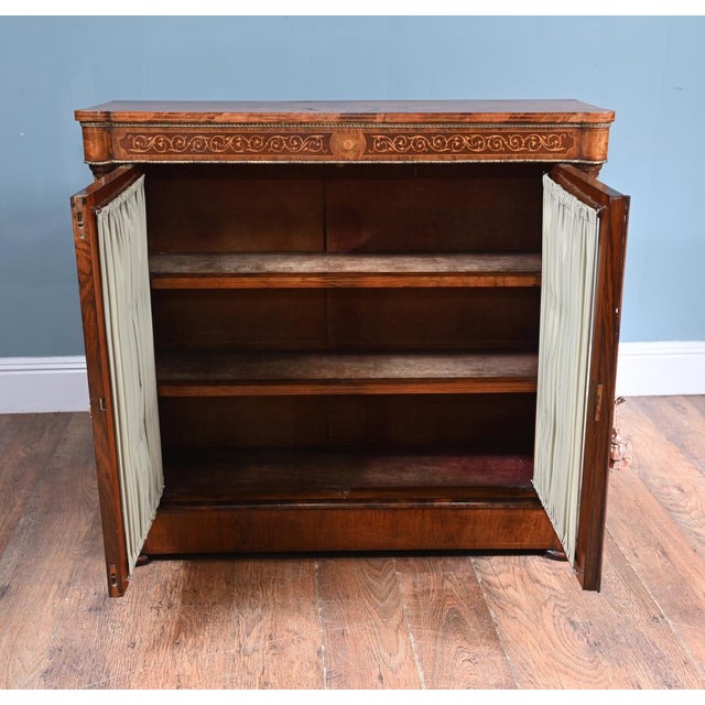 Victorian Pier Display Cabinet in Walnut, 1880s For Sale - Image 5 of 8