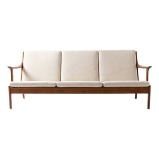 Three-Seater Bench by Edvard Valentinsen for Fraska, 1960 For Sale