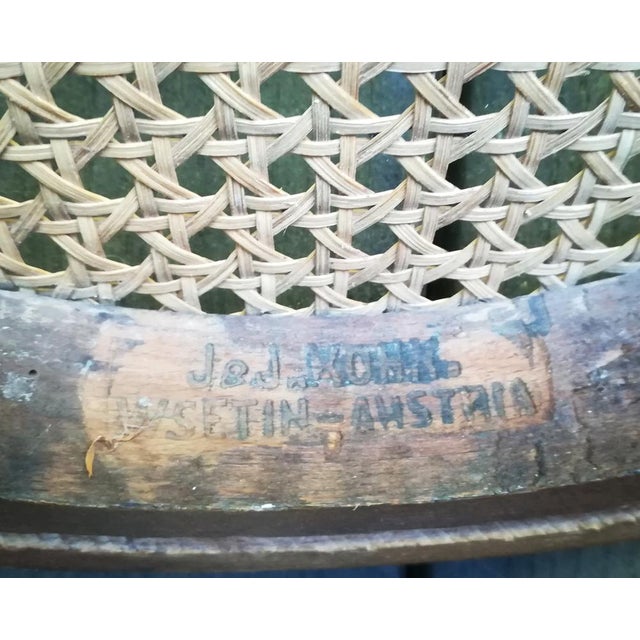 Caned Bistro Children's Chair by J.J. Kohn, 1900s For Sale - Image 3 of 18