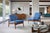 Elevate your living space with this exquisite pair of mid-century modern lounge chairs, handcrafted in the USA. Built upon...