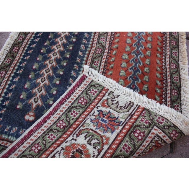1950s Traditional Turkish Hand Knotted Vintage Kayseri Rug For Sale - Image 11 of 12