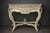Italian Console Table with Painted and Sculpted Wooden Top with Faux Marble Finish For Sale - Image 9 of 9