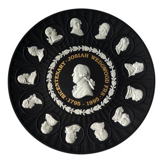Commemorative Bicentenary Jasperware Plate by Josiah Wedgwood, 1990s For Sale