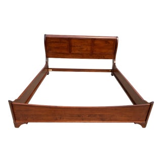 Nichols & Stone Solid Cherry King Size Bed Frame For Sale