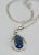 Black Crystal Opal Pendant With Diamond Surround For Sale - Image 4 of 6