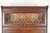 Victorian Vintage Victorian Style Oak Barrister Bookcase With Leaded Glass For Sale - Image 3 of 15