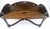Brown Spanish Colonial Turned Legs Drop Leaves Butlers Tray Coffee Table MINT For Sale - Image 8 of 13