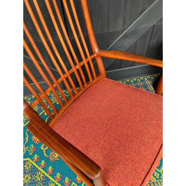 1960s Attributed to Hans Wegner Teak Rocking Chair… Completely Refurbished! For Sale In Dallas - Image 6 of 9