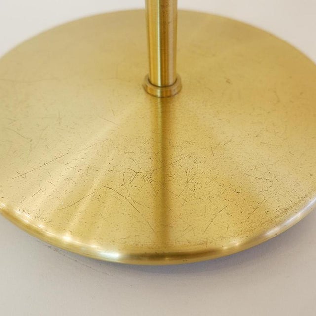 Gold Table Lamp with Silk Lampshade from Staff Leuchten, 1960s For Sale - Image 8 of 14