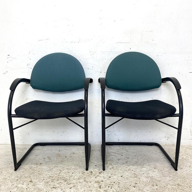 Onda Model Chairs by Mario Bellini for Vitra, 1990s, Set of 2 For Sale - Image 3 of 11